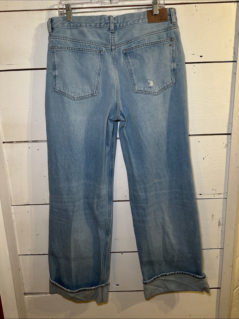 Madewell Low Slung Baggy Cuffed Jeans - Picture 7 of 13